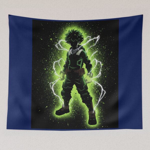 Item preview, Deku Full Cowl Neon Art Silhouette designed and sold by Innova_Creations.