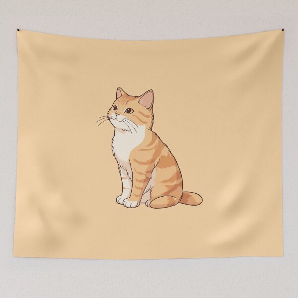 Item preview, Cute Orange Tabby Cat designed and sold by xiao xuans.