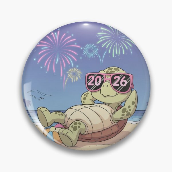 Item preview, Relaxed Turtle Welcoming 2026 designed and sold by PetJoyPrintsCO.