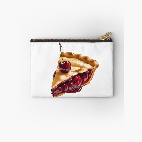 Item preview, Cherry pie slice with a cherry on top and a golden crust at a dessert table designed and sold by Ms. Iryna.