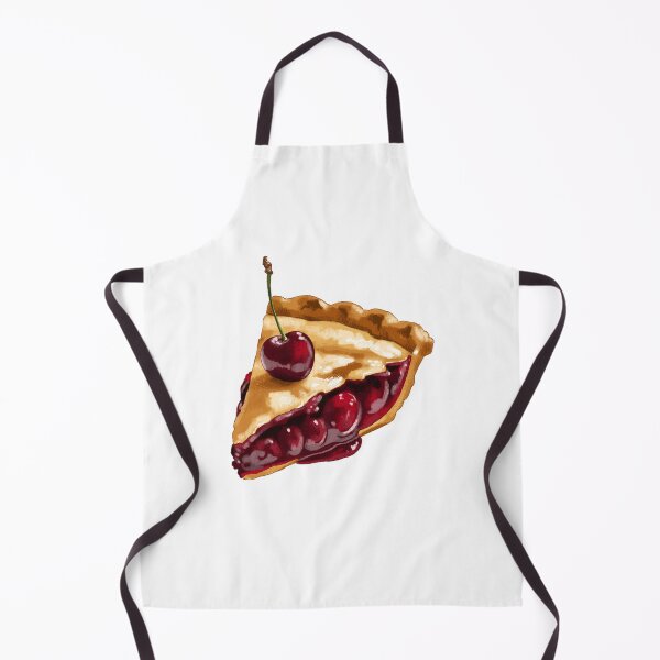 Item preview, Cherry pie slice with a cherry on top and a golden crust at a dessert table designed and sold by Ms. Iryna.