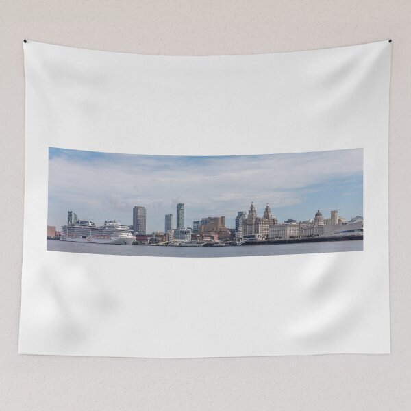Item preview, MSC Virtuosa Docked at Liverpool Pier Head Port designed and sold by Ospreychild.