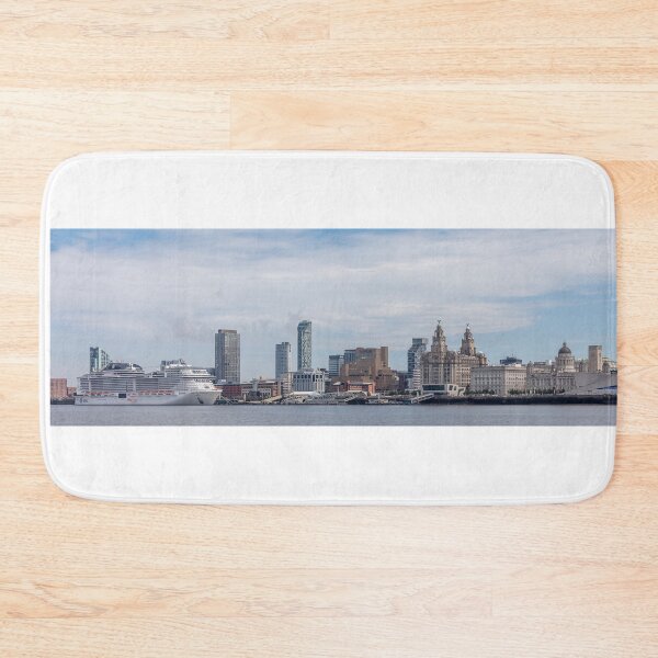 Item preview, MSC Virtuosa Docked at Liverpool Pier Head Port designed and sold by Ospreychild.