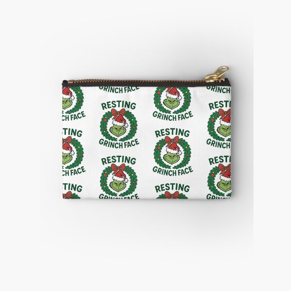 Item preview, Resting Grinch Face Christmas Design – Funny Holiday Grumpy Grinch Artwork designed and sold by darryllouis245.