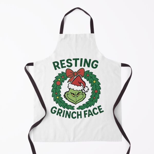 Item preview, Resting Grinch Face Christmas Design – Funny Holiday Grumpy Grinch Artwork designed and sold by darryllouis245.