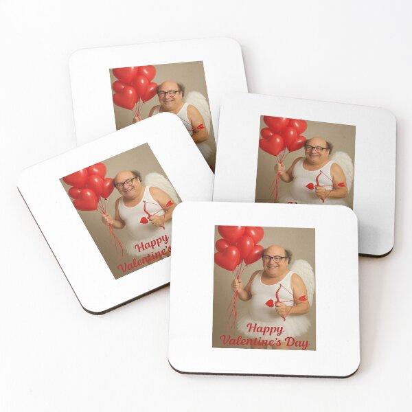 Item preview, Danny devito Cupid Happy Valentine's Day funny prank love heart meme designed and sold by CheeseBlueprint.