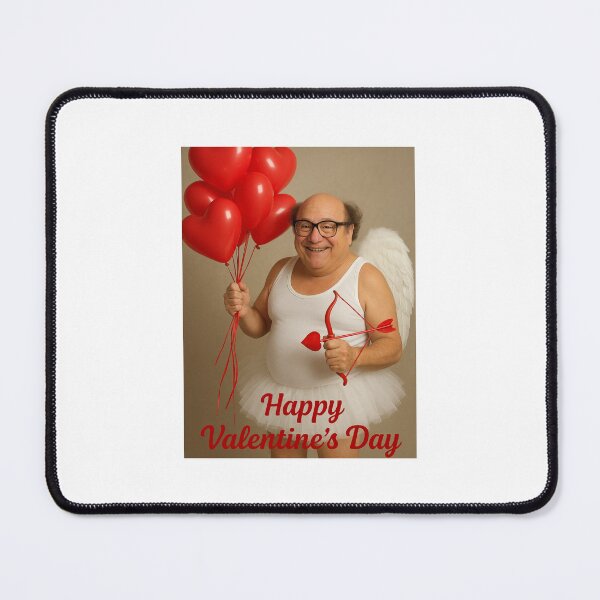 Item preview, Danny devito Cupid Happy Valentine's Day funny prank love heart meme designed and sold by CheeseBlueprint.