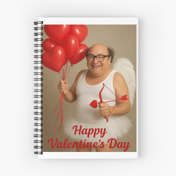 Item preview, Danny devito Cupid Happy Valentine's Day funny prank love heart meme designed and sold by CheeseBlueprint.