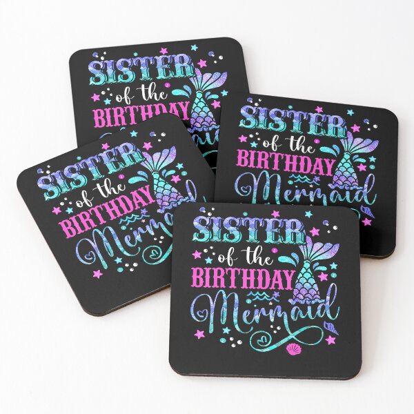 Item preview, Sister Of The Birthday Mermaid Girl Bday Party Squad Family designed and sold by TysonLangosh.