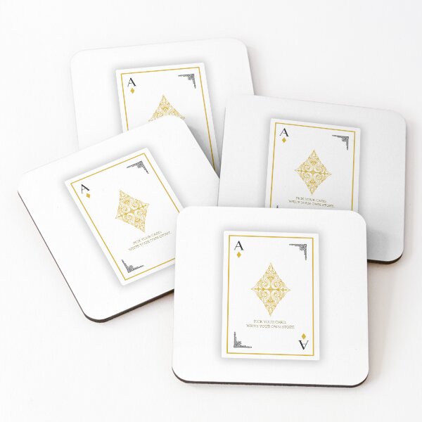 Item preview, Golden Ace of Diamonds - Create The Moment - Luxury Art designed and sold by Armagan Design.