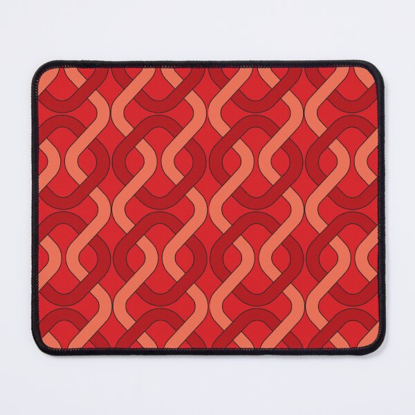 Item preview, Seamless retro chain weave red designed and sold by ChimaHome.
