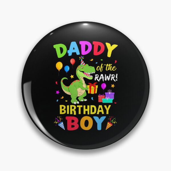 Item preview, Daddy Of The Birthday Boy T-Rex Funny Dinosaur Boy Party designed and sold by TysonLangosh.
