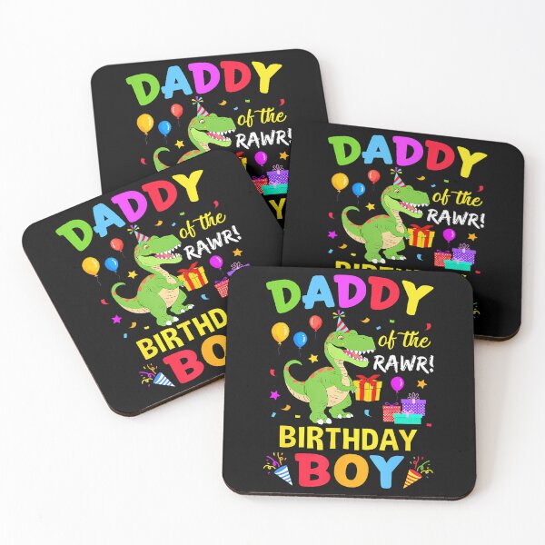 Item preview, Daddy Of The Birthday Boy T-Rex Funny Dinosaur Boy Party designed and sold by TysonLangosh.