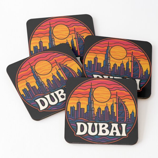 Item preview, Dubai Emirates Retro Trippy Travel designed and sold by TomFrontierArt.
