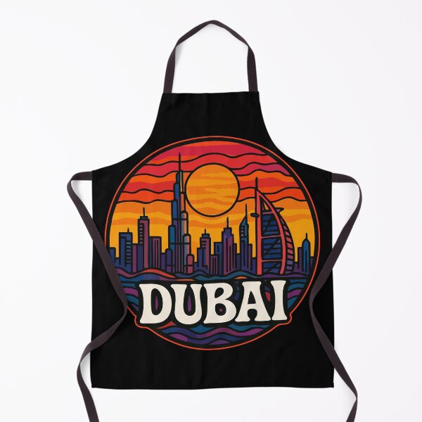 Item preview, Dubai Emirates Retro Trippy Travel designed and sold by TomFrontierArt.