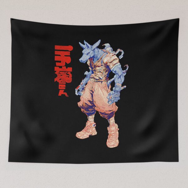 Item preview, Technological Warrior Beast – Retro Illustration Vintage Japanese Style designed and sold by VYNROX.
