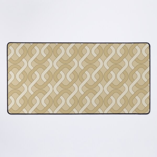 Item preview, Seamless retro chain weave beige designed and sold by ChimaHome.