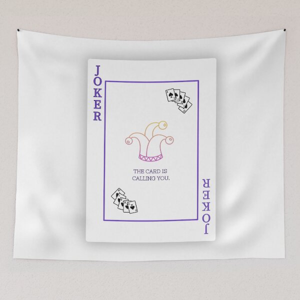 Item preview, Mystic Joker - The Magic Call - Purple Illustration designed and sold by Armagan Design.