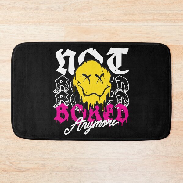 Item preview, Not Bored Anymore – Melting Smiley Drip Streetwear Graphic designed and sold by Rogue Heart Collective™.