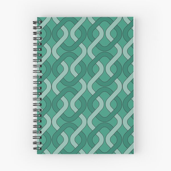 Item preview, Seamless retro chain weave green designed and sold by ChimaHome.