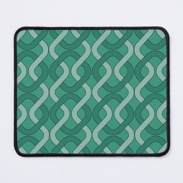 Item preview, Seamless retro chain weave green designed and sold by ChimaHome.