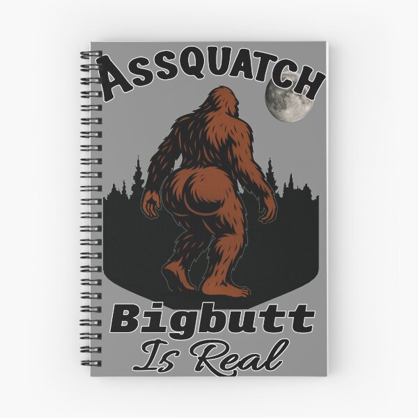 Item preview, Assquatch Bigbutt Cryptid Humor | Cheeky Sasquatch Bigfoot Parody designed and sold by SHHCreations.
