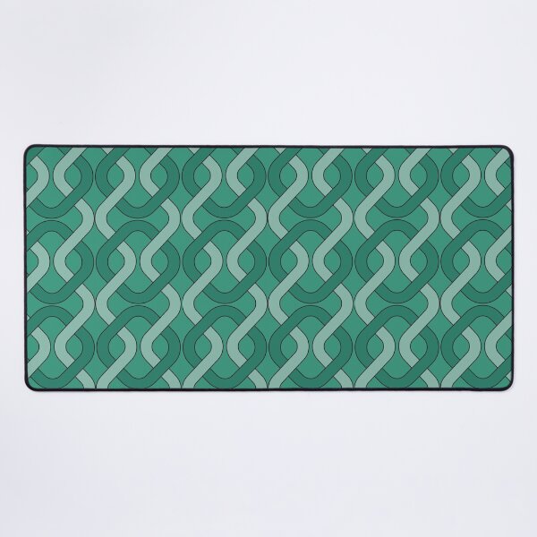 Item preview, Seamless retro chain weave green designed and sold by ChimaHome.