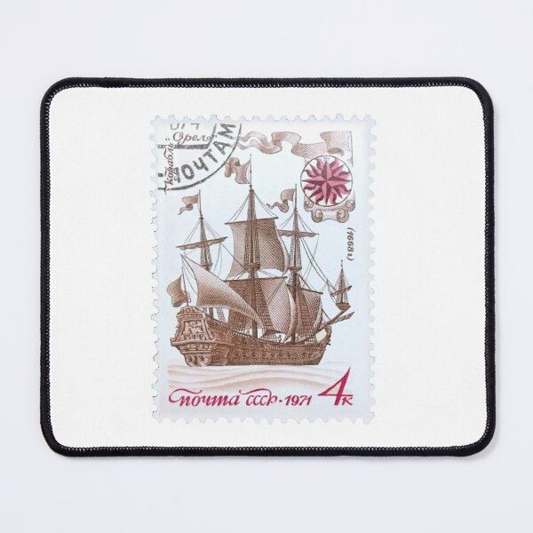 Item preview, CCCP 1971 Ship Vintage Postage Stamp designed and sold by red-amber65.