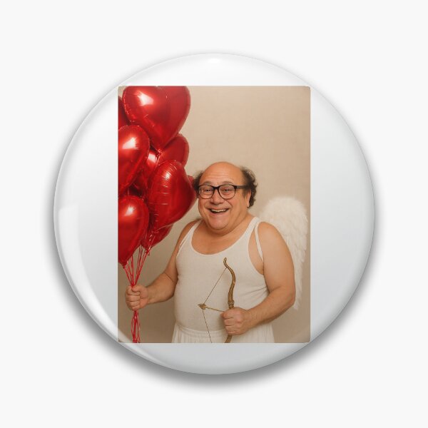 Item preview, Danny devito Cupid Happy Valentine's Day funny prank love heart meme designed and sold by CheeseBlueprint.