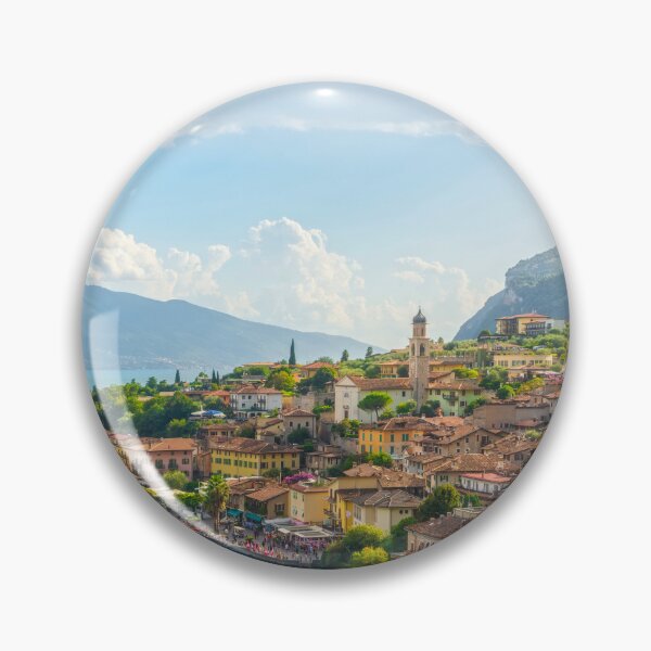 Item preview, Limone sul Garda, Colorful Village Amidst Lake Garda and Alpine Cliffs designed and sold by Stefano Orazzini.