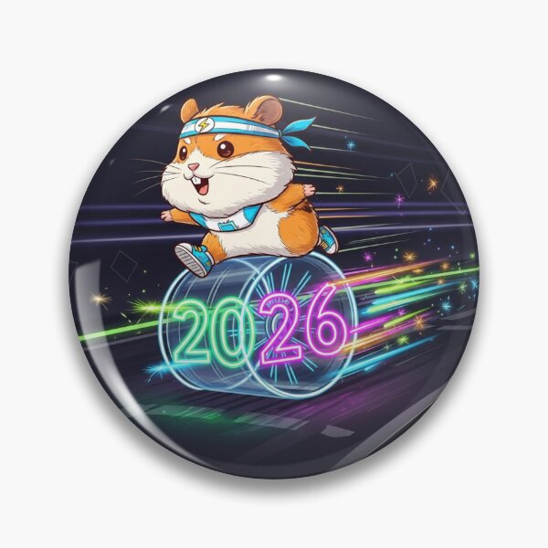 Item preview, New Year Runner Hamster designed and sold by PetJoyPrintsCO.