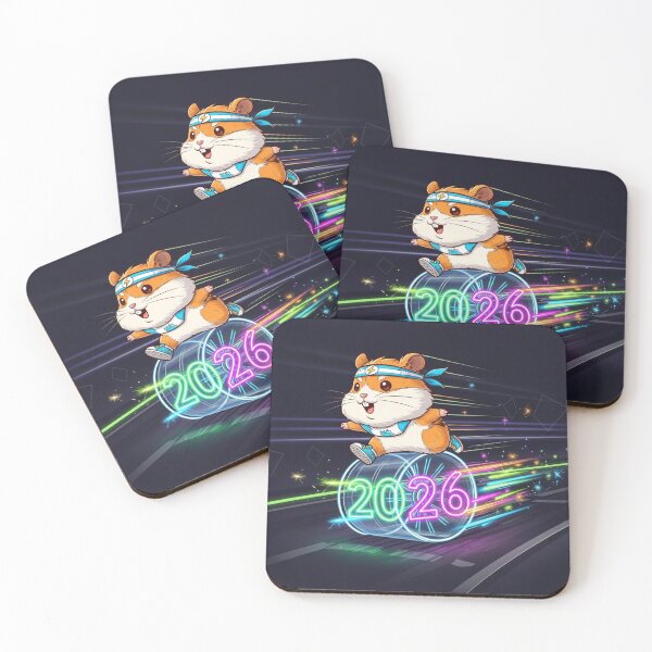 Item preview, New Year Runner Hamster designed and sold by PetJoyPrintsCO.