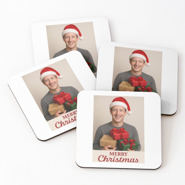 Item preview, Mark zuckerberg christmas xmas holiday merry gift hat meme funny prank weird designed and sold by CheeseBlueprint.