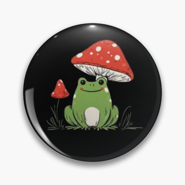 Item preview, Mushroom Hat Kawaii Frog designed and sold by zuzzelek44.