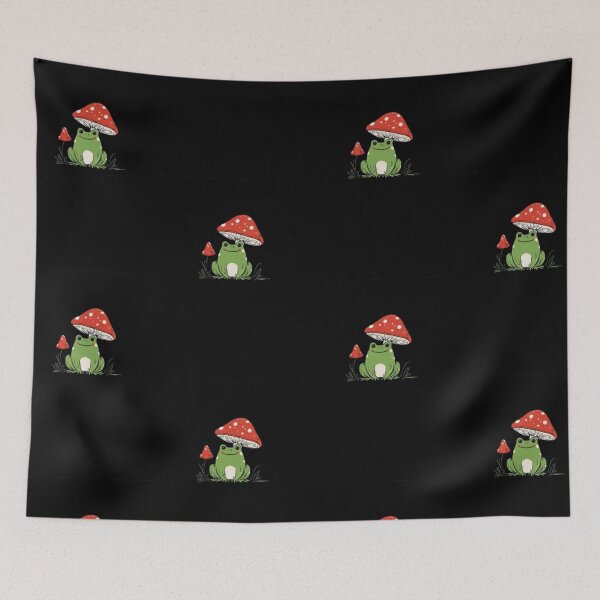 Item preview, Mushroom Hat Kawaii Frog designed and sold by zuzzelek44.
