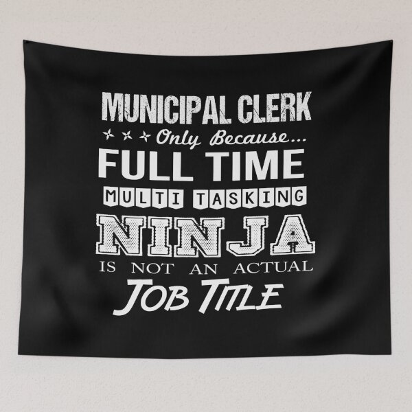 Item preview, Municipal Clerk designed and sold by hzibfldecjq42.