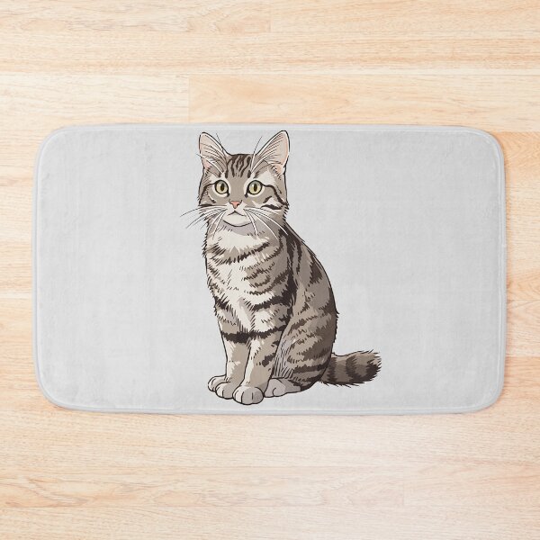 Item preview, Cute Grey Tabby Cat designed and sold by xiao xuans.