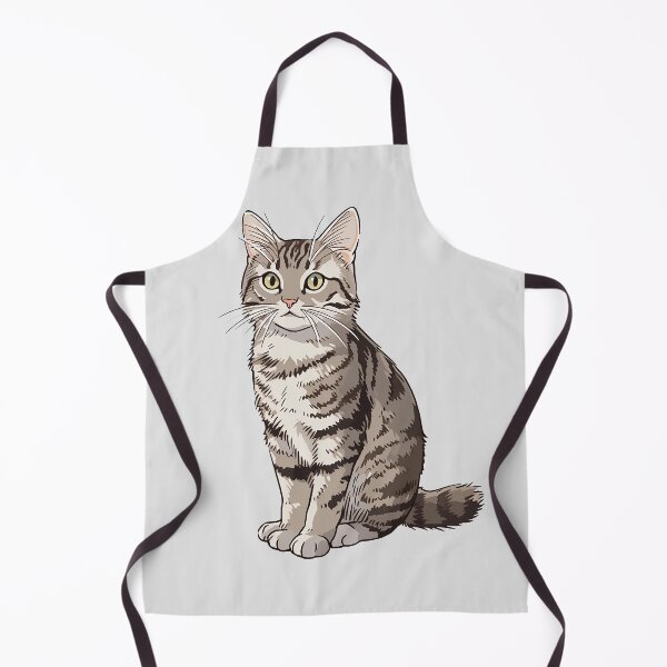 Item preview, Cute Grey Tabby Cat designed and sold by xiao xuans.
