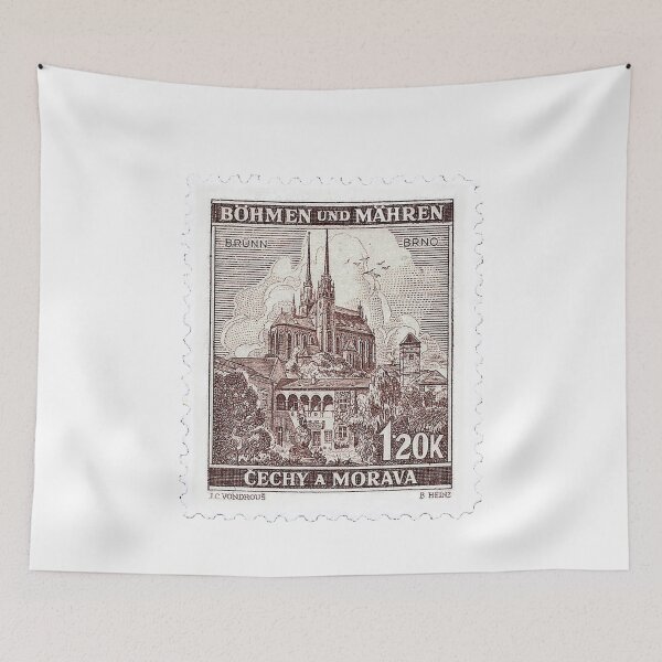 Item preview, Cechy A Morava Vintage Postage Stamp designed and sold by red-amber65.