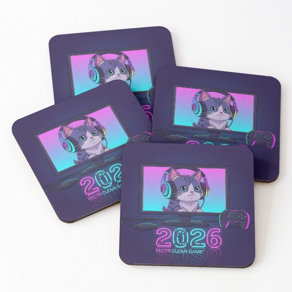 Item preview, Gamer Cat Welcoming 2026 designed and sold by PetJoyPrintsCO.