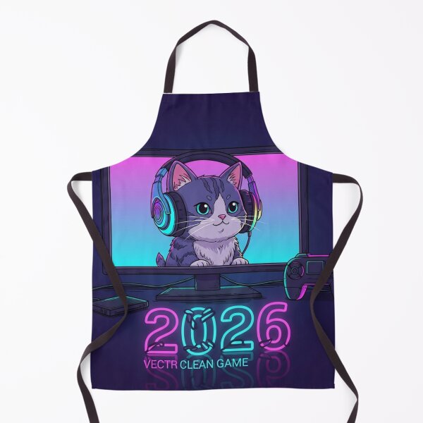 Item preview, Gamer Cat Welcoming 2026 designed and sold by PetJoyPrintsCO.