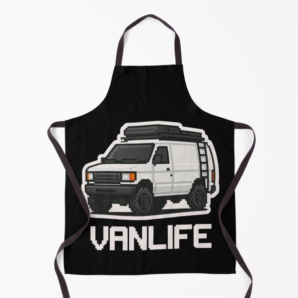 Aperçu de l'œuvre Econoline vanlife 8bit créée et vendue par VANLIFE..