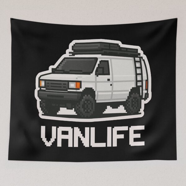 Item preview, Econoline vanlife 8bit designed and sold by VANLIFE..