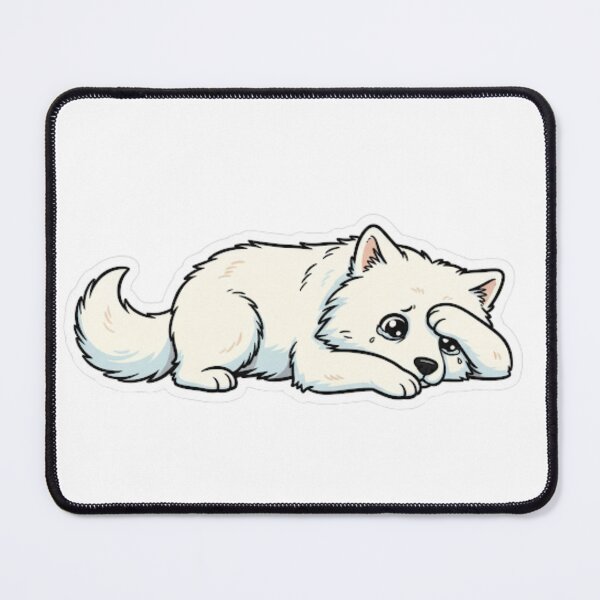Item preview, funny dramatic dog design | fainting dog art | overly emotional pet humor designed and sold by TrackinDaTrends.