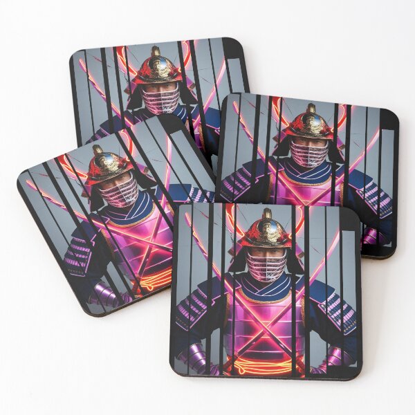 Item preview, Neon samurai with sharp blades 2 designed and sold by Neon G.