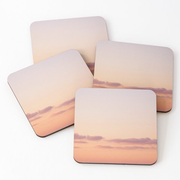 Item preview, Soft Pastel Sunset Sky with Pink Clouds designed and sold by JosuTheArtist.