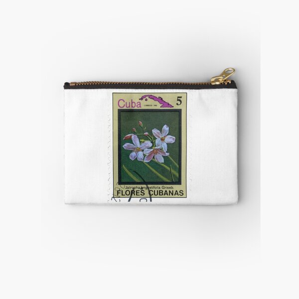 Item preview, Jatropha Angustifolia Griseb Cuban Flower Vintage Postage Stamp designed and sold by red-amber65.