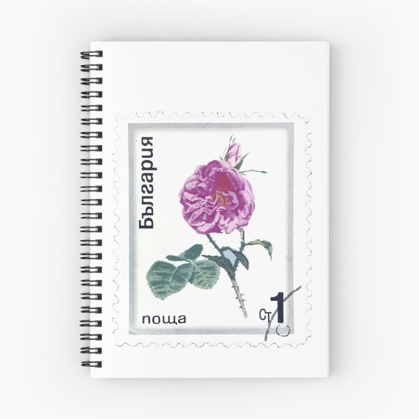 Item preview, Pink Rose Flower Vintage Postage Stamp designed and sold by red-amber65.