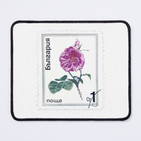 Item preview, Pink Rose Flower Vintage Postage Stamp designed and sold by red-amber65.