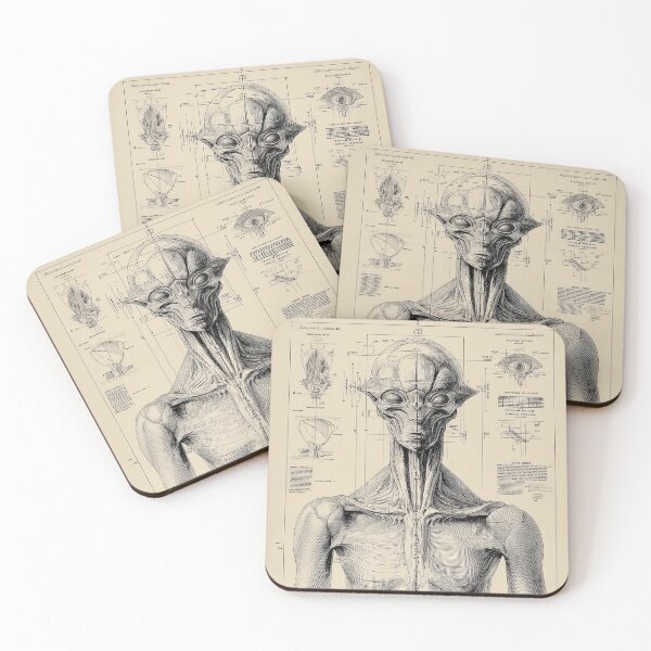 Item preview, Anatomical Study of an Alien Figure designed and sold by lautir.